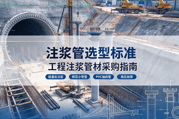 静安区注浆管选型标准