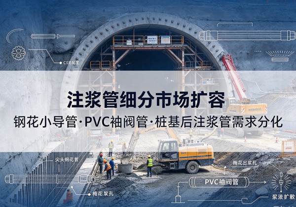 静安区注浆管细分市场扩容，隧道钢花小导管、PVC 袖阀管、桩基后注浆管需求分化